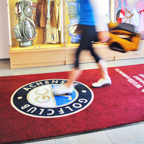 MARATHON corridor mat with custom print