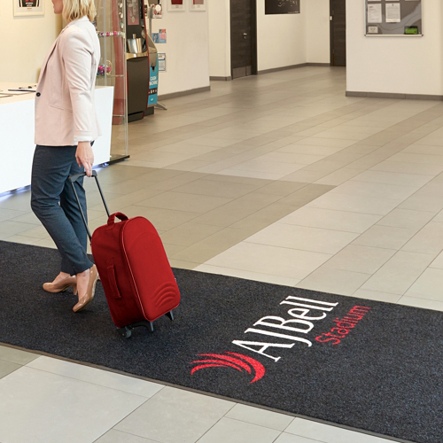 MARATHON corridor mat with custom print