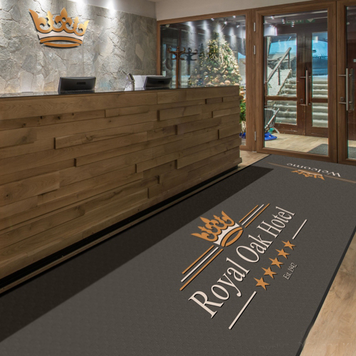MARATHON corridor mat with custom print