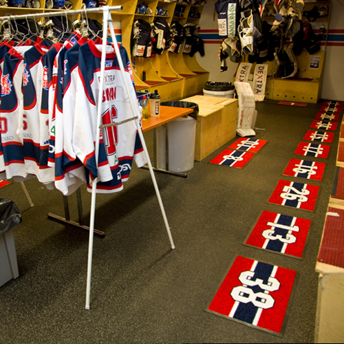 Printed mats for business entrances
